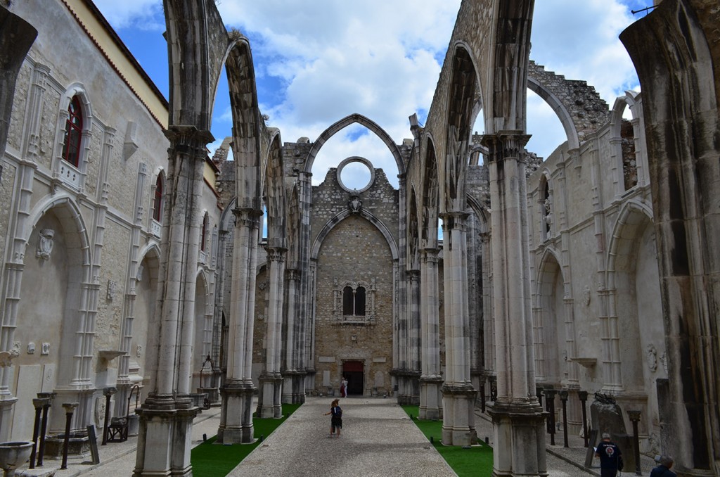 lisabona catedrala manastirea carmos